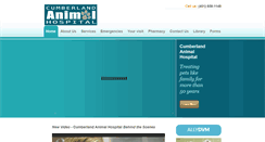 Desktop Screenshot of cumberlandanimalhospital.com